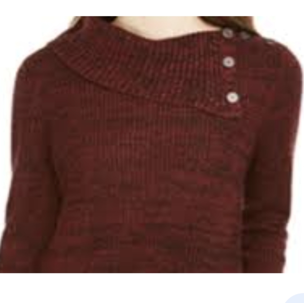 Style & co envelope neck robbed knit sweater - Picture 2 of 9